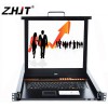 KVM切換器8口 縱橫九天ZHJT ZH1708AC  CAT5網口KVM切換器 17液晶8口 含8個轉接模塊