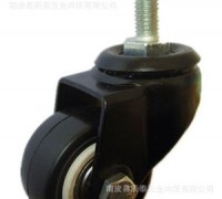 廠家直銷1.5寸黑金鉆雙軸靜音腳輪家具腳輪 (3)